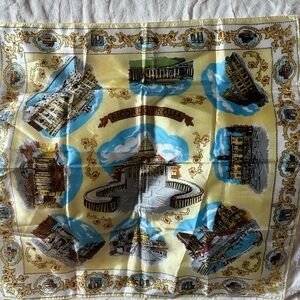 Vintage Rome Souvenir Scarf